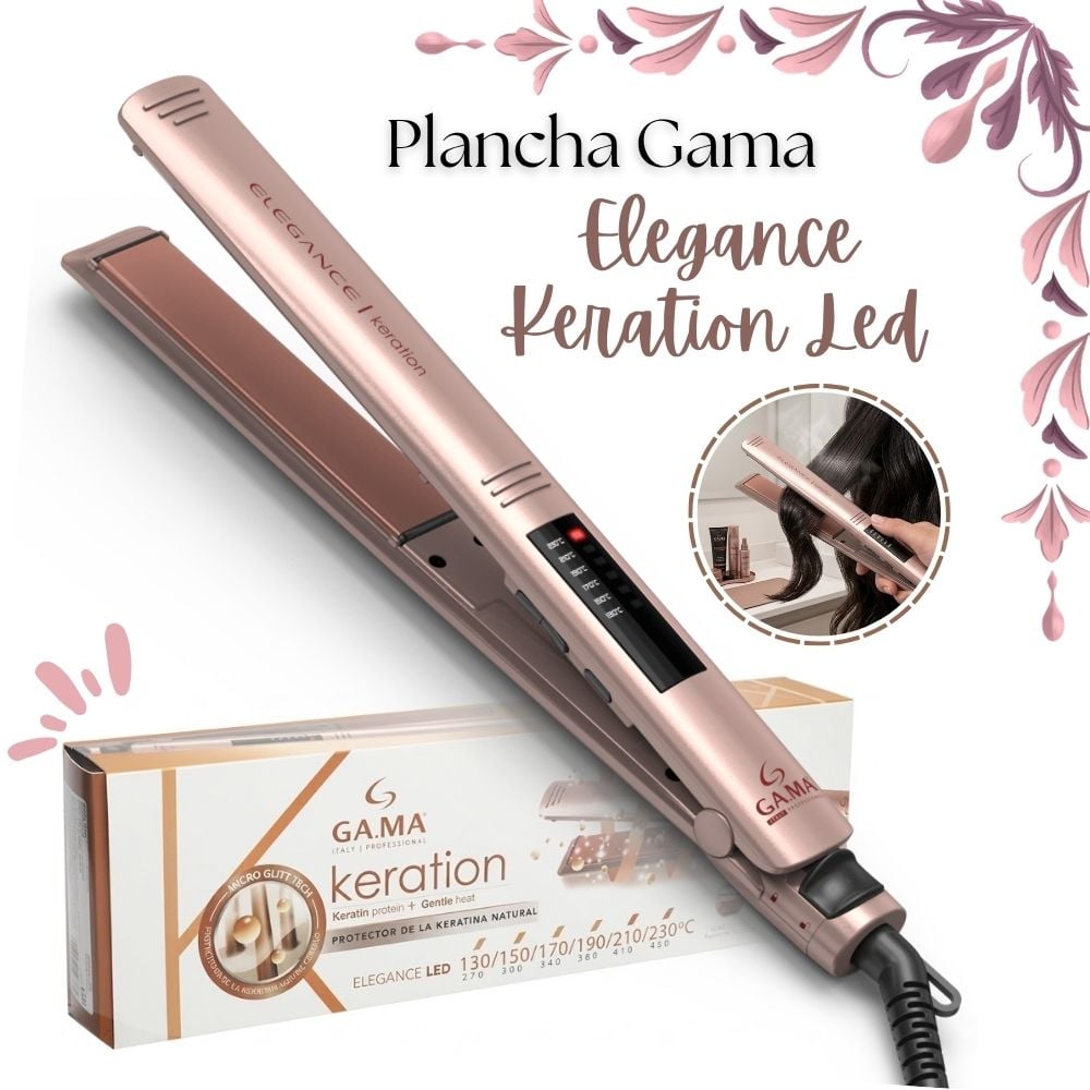 PLANCHA GAMA ELEGANCE KERATION LED - 1