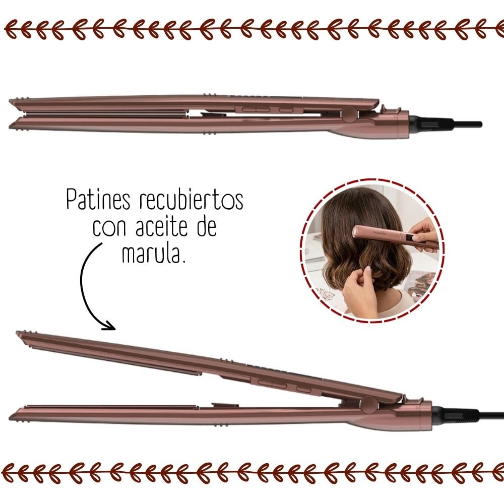 PLANCHA DE CABELLO GAMA MARULA ELEGANCE LED - BECHS0000002223 - 3