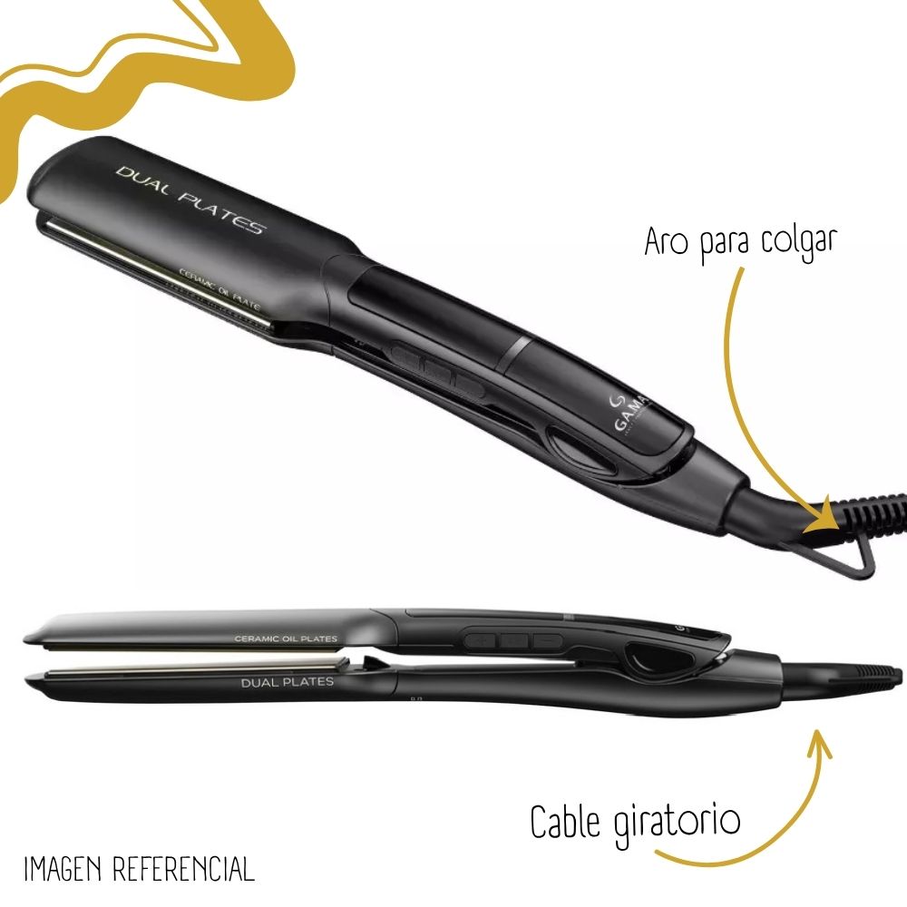 PLANCHA ALISADORA GAMA X-WIDE 4D PTC DUAL PLATES DIG. - 4
