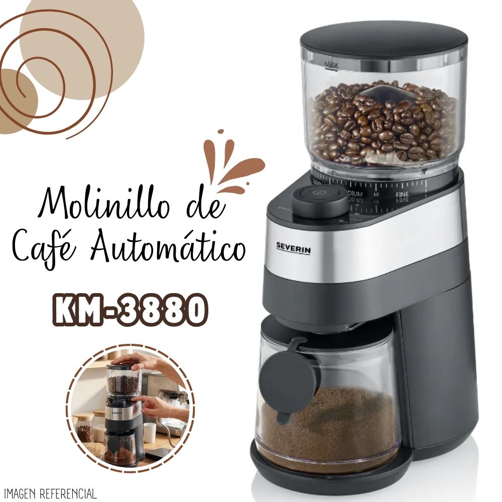 MOLINILLO DE CAFÉ AUTOMÁTICO SEVERIN - KM 3880 - 1