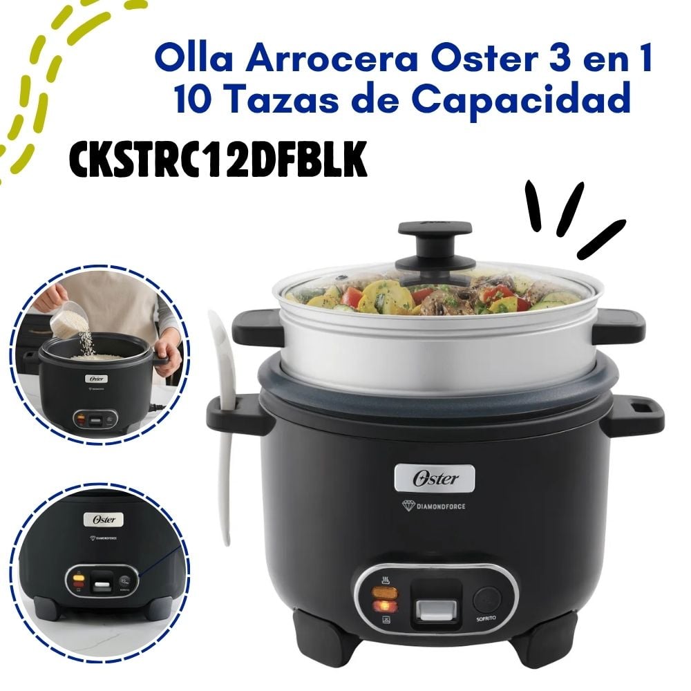 OLLA ARROCERA OSTER 3 EN 1 2.2L – CKSTRC12DFBLK-053 - 1