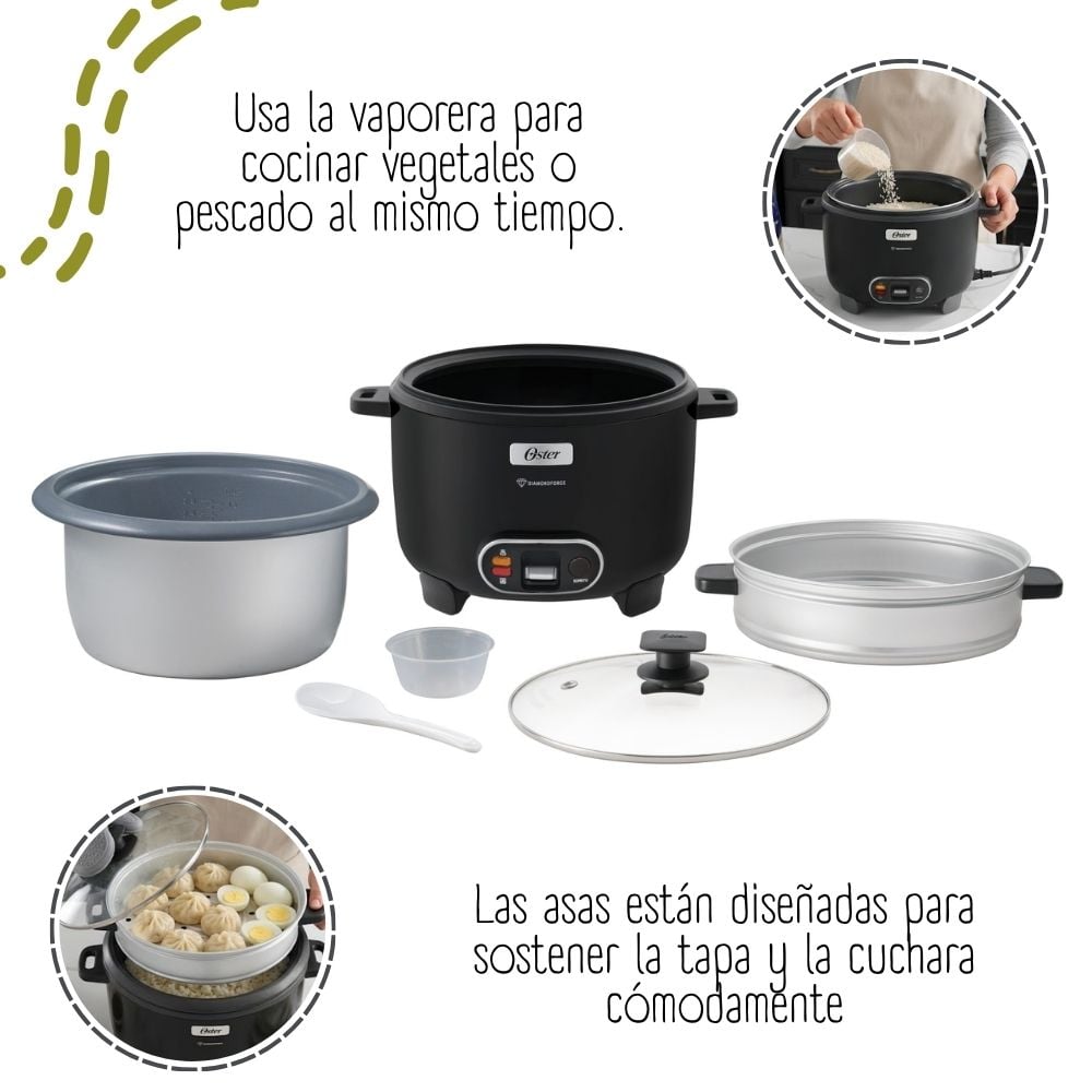 OLLA ARROCERA OSTER 3 EN 1 2.2L – CKSTRC12DFBLK-053 - 3
