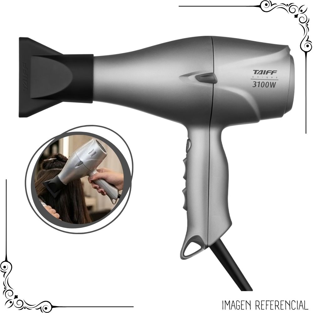 SECADORA PROFESIONAL DE CABELLO TAIFF UNIQUE - 3100 WATTS - 3
