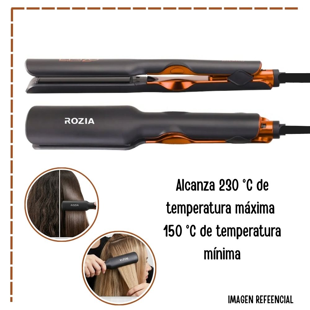 PLANCHA ALISADORA DE CABELLO ROZIA HR-870 - 2