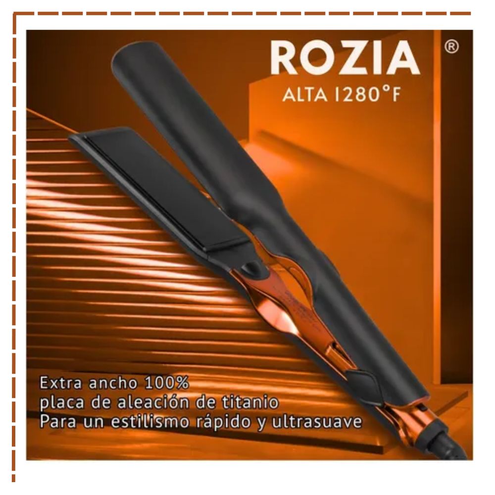 PLANCHA ALISADORA DE CABELLO ROZIA HR-870 - 5