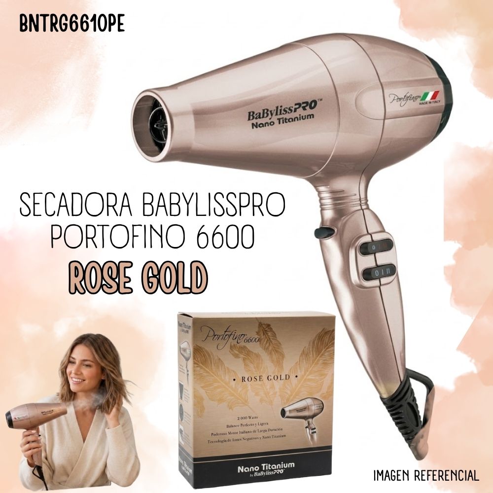 SECADORA DE CABELLO BABYLISSPRO PORTOFINO BNTRG6610PE - 1