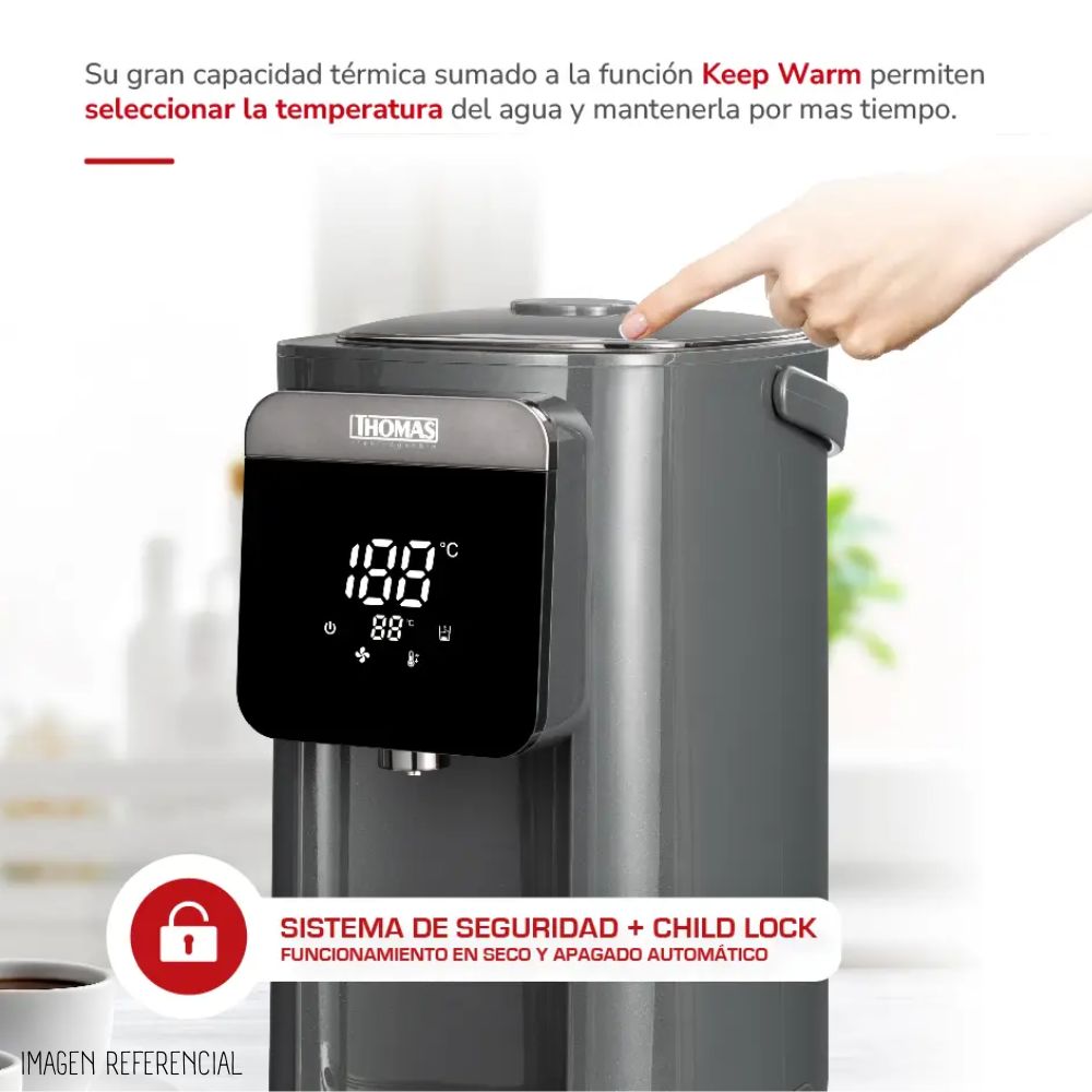 TERMO HERVIDOR THOMAS 5 LT - TH-TK50 - 6