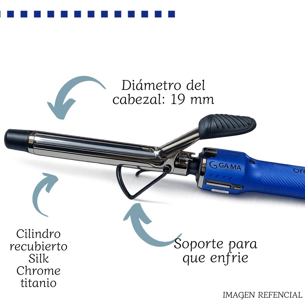 RIZADOR DE CABELLO GAMA CURLY BRAVO DE 19MM - 2