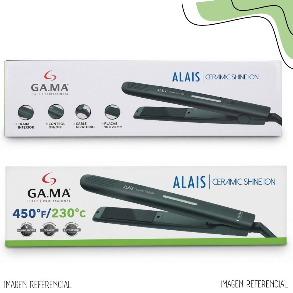 PLANCHA ALISADORA GAMA ALAIS CERAMIC SHINE ION - 5