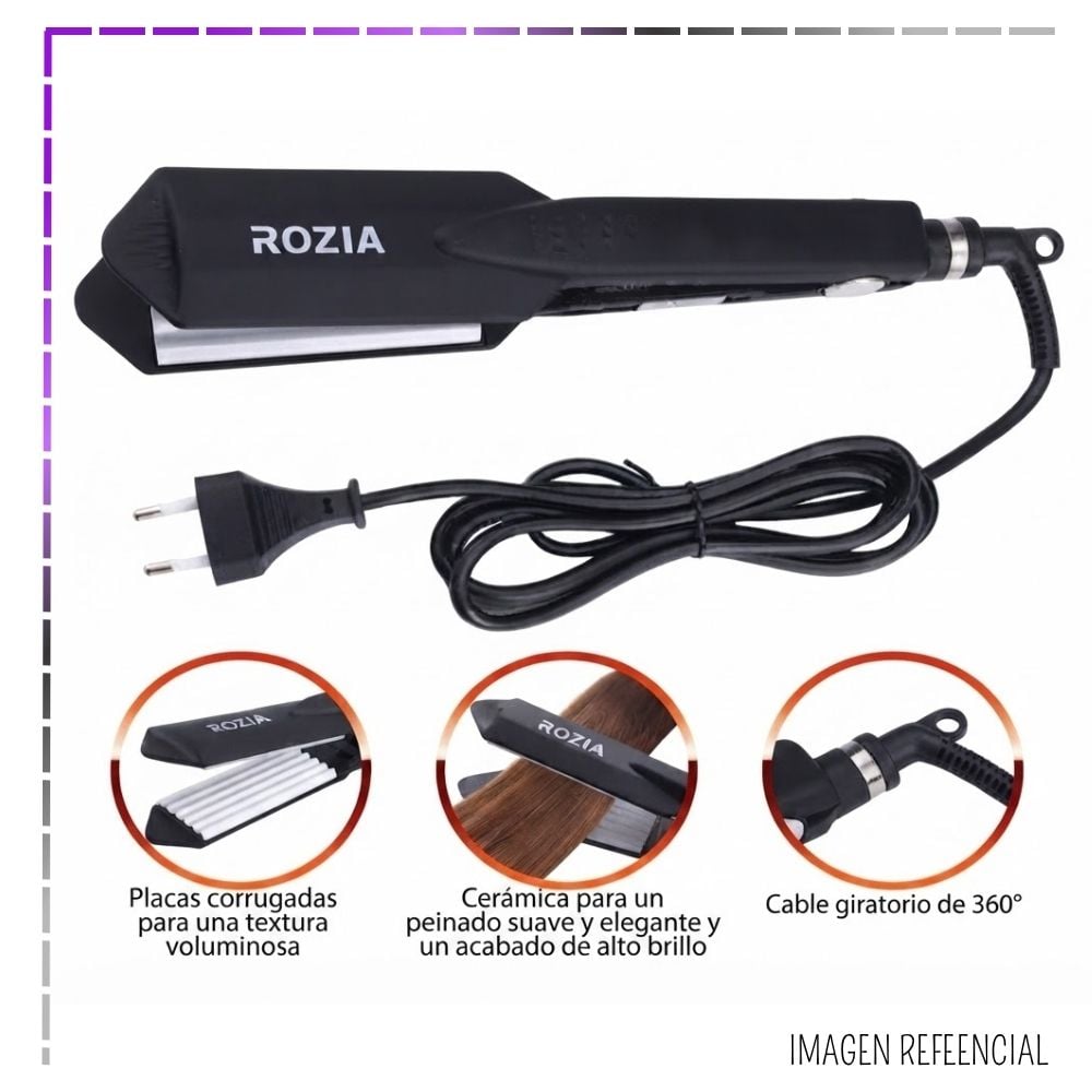 PLANCHA ONDULADORA DE CABELLO ROZIA CERAMIC - HR746 - 2