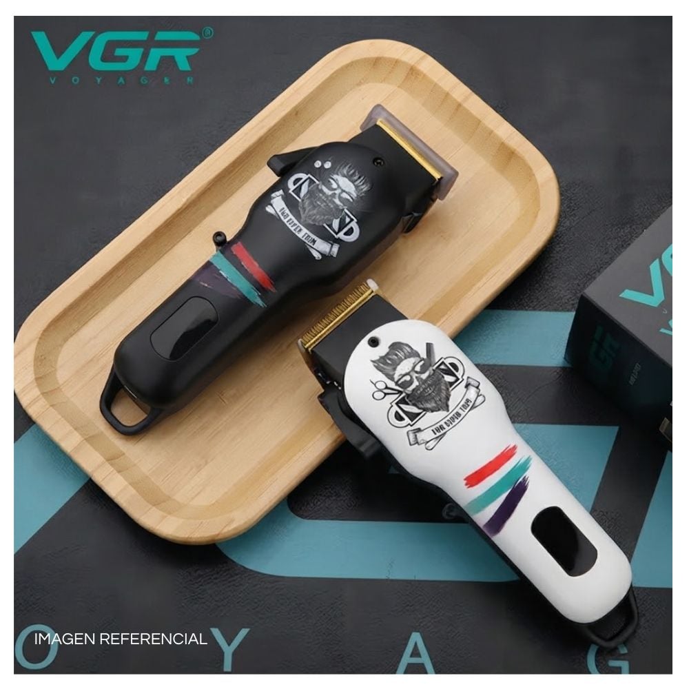 MÁQUINA CLIPPER  DE CORTAR CABELLO RECARGABLE VGR V-699 - 8