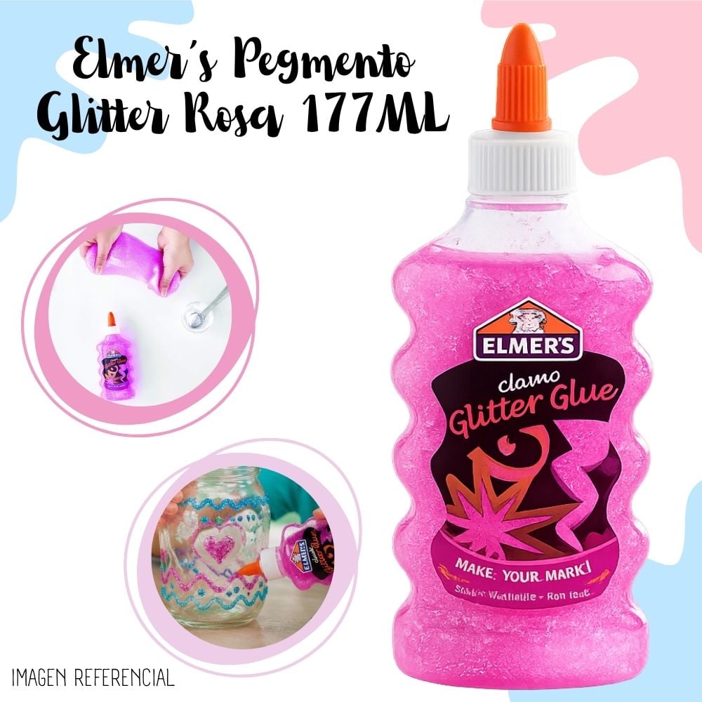 PEGAMENTO LÍQUIDO GLITTER ELMER'S 2048794– 177 ML - 3