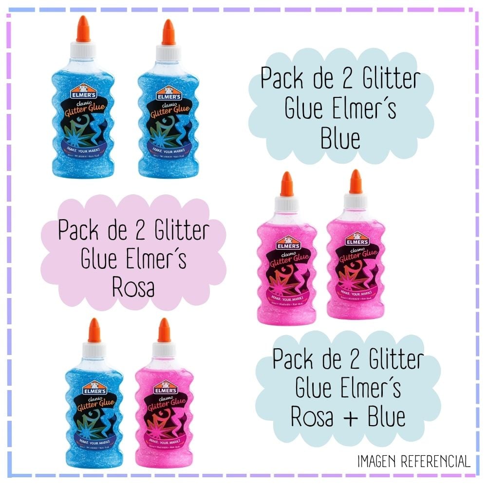 PEGAMENTO LÍQUIDO GLITTER ELMER'S 2048794– 177 ML - 5
