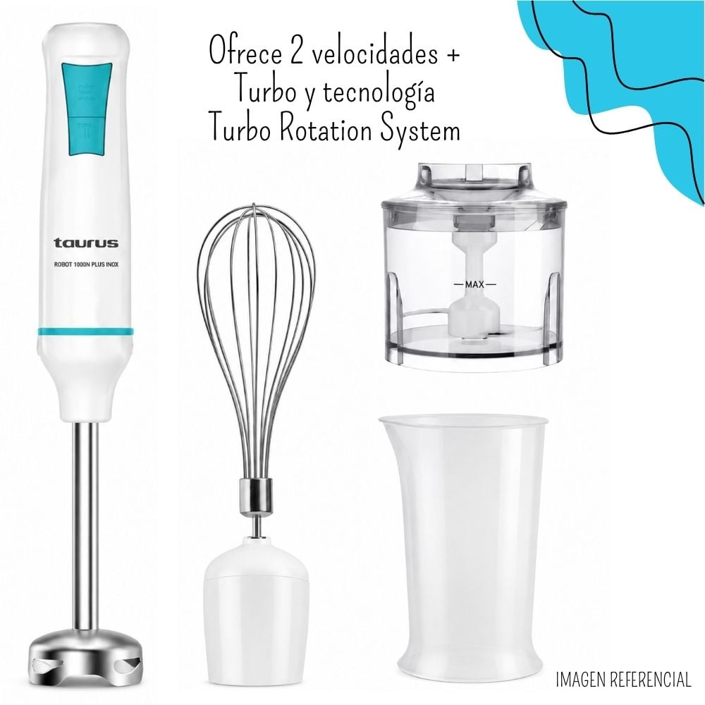 BATIDOR INMERSION ROBOT 1000 PLUX INOX - 2