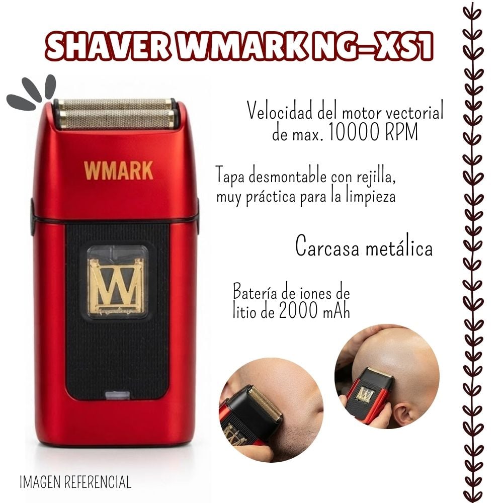 WMARK PREMIUM VECTOR HAIR CLIPPER CORDLESS - NGX1 KIT - 4