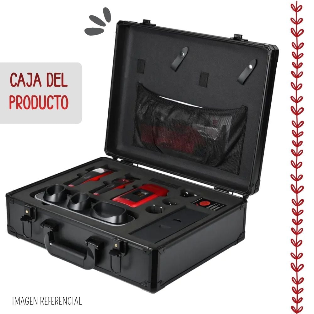 WMARK PREMIUM VECTOR HAIR CLIPPER CORDLESS - NGX1 KIT - 7