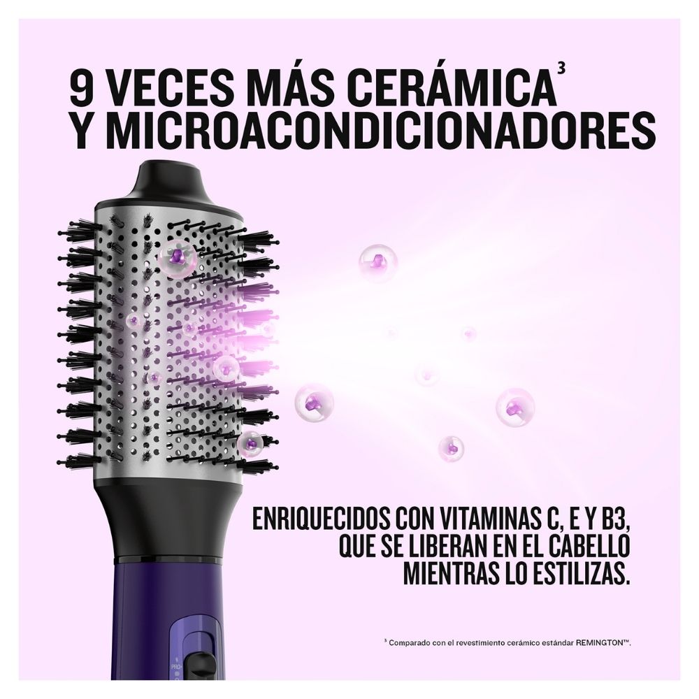 CEPILLO SECADOR REMINGTON GLOSS 3 EN 1 - AS9350 - 2