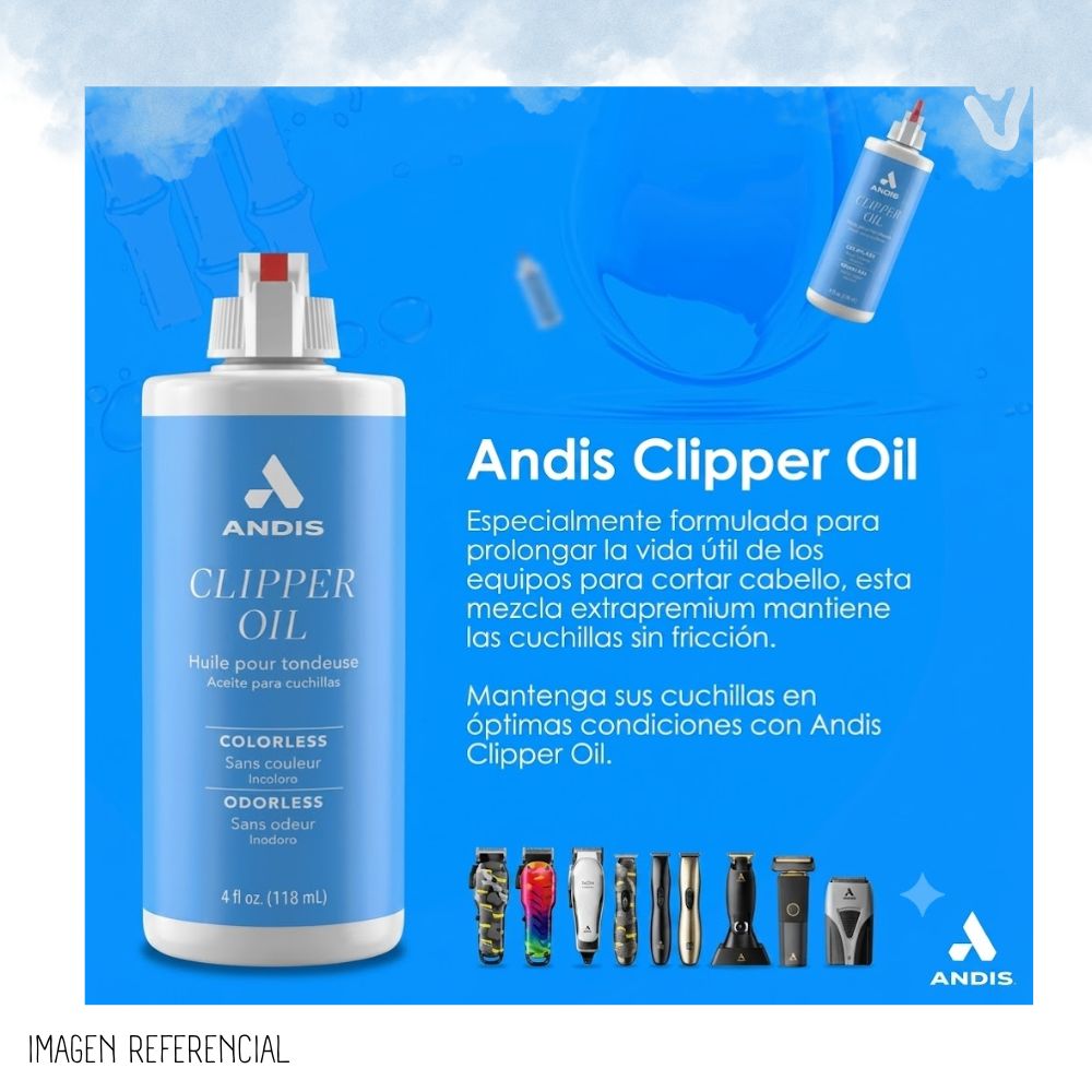 ACEITE ANDIS PARA MAQUINAS - 118 ML - 4