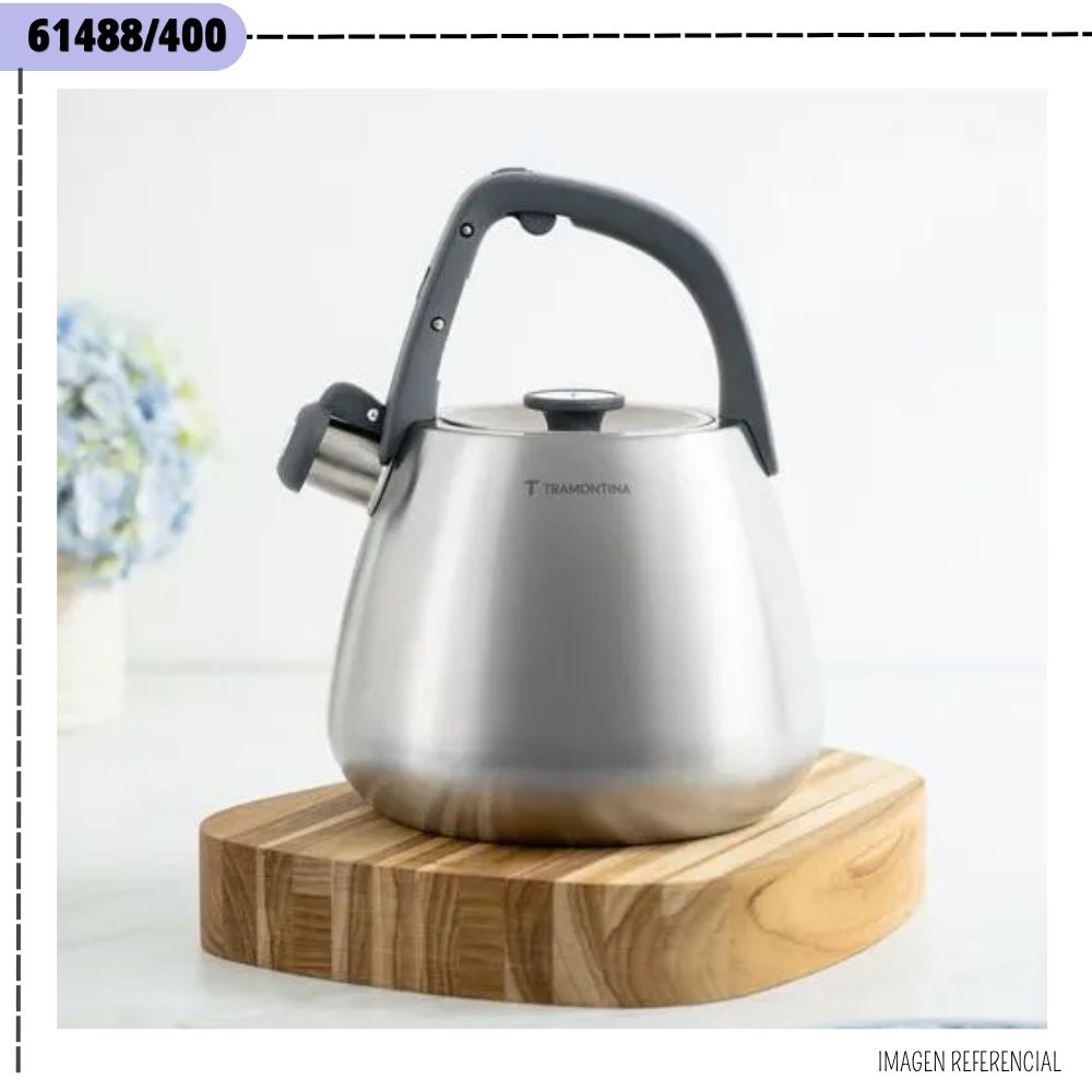 TETERA TRAMONTINA DE ACERO INOXIDABLE 4 LT - 61488/400 - 5