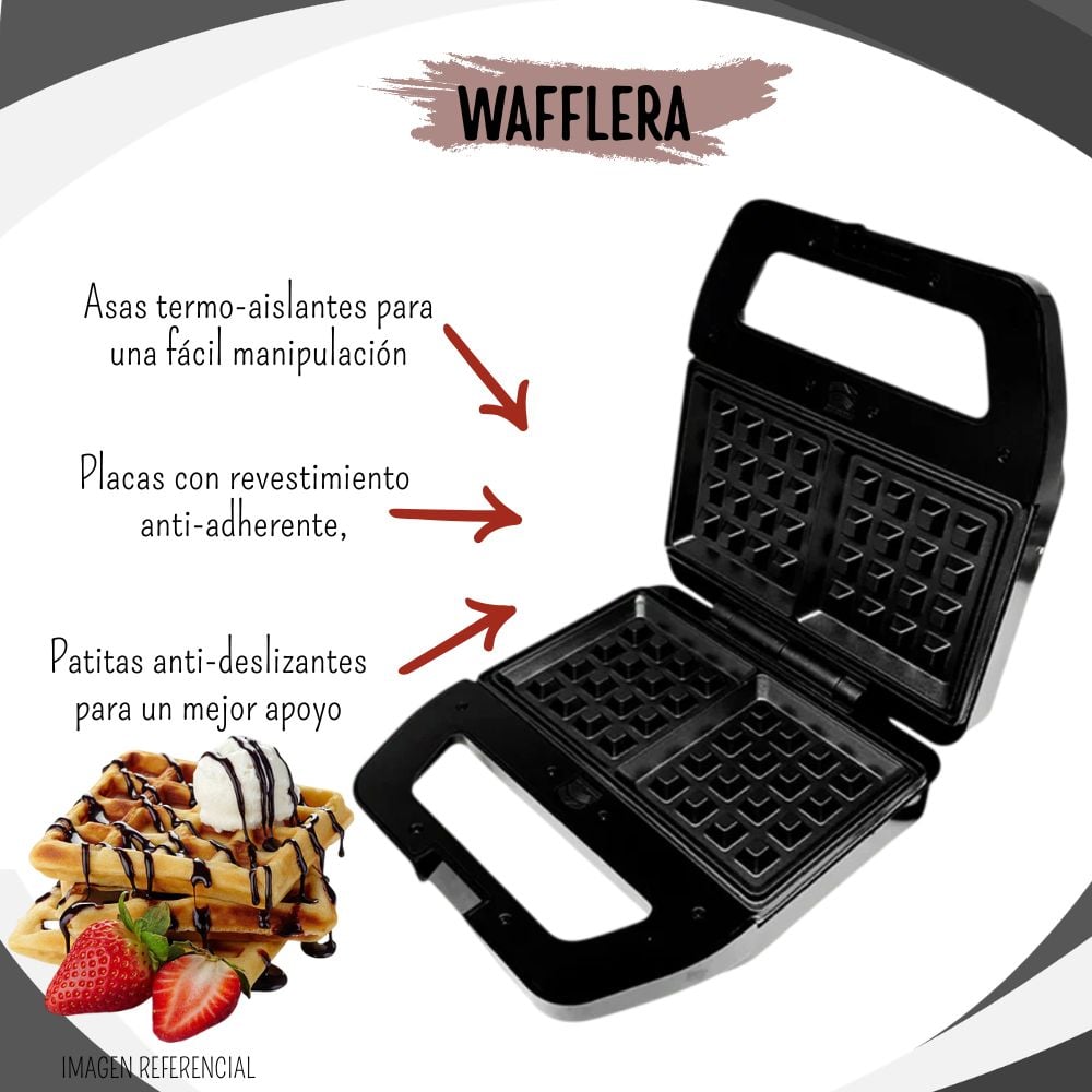 SANDWICH FINEZZA 3 EN 1 PLACAS INTERCAMBIABLES FZ-829W3-1 - 2