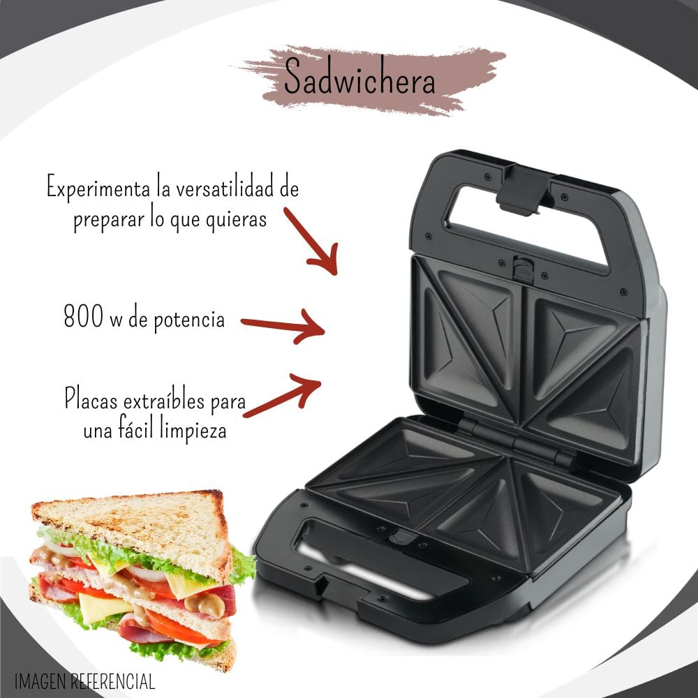 SANDWICH FINEZZA 3 EN 1 PLACAS INTERCAMBIABLES FZ-829W3-1 - 3