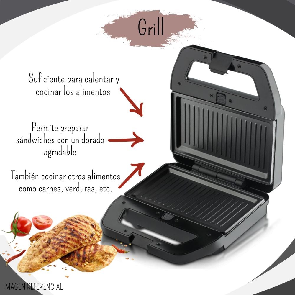 SANDWICH FINEZZA 3 EN 1 PLACAS INTERCAMBIABLES FZ-829W3-1 - 4