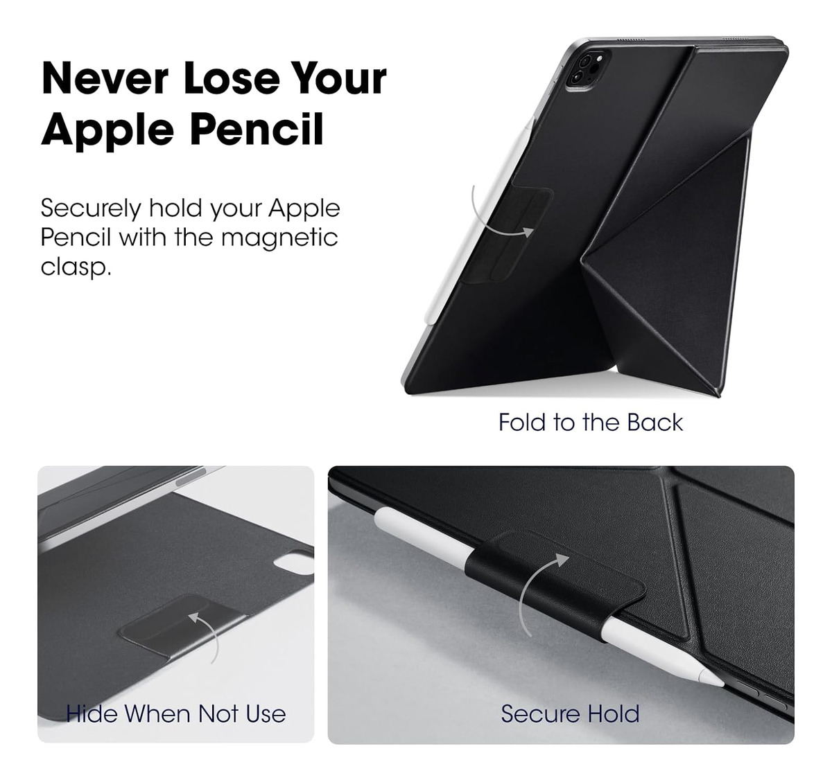 CASE IPAD PRO M4 A2925 A2926 BENKS 13" URBAN MAG NEGRO - 6