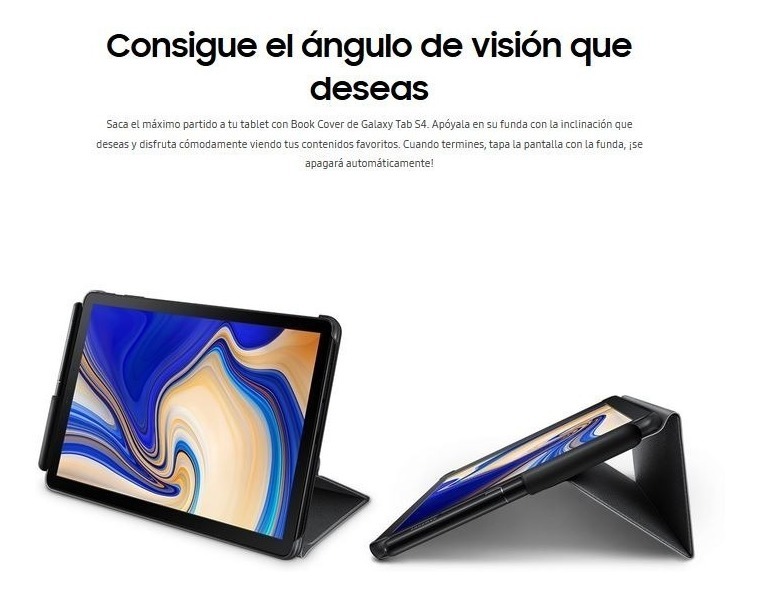 FUNDA GALAXY TAB S4 T830 SAMSUNG BOOK COVER ESTUCHE ORIGINAL - 4
