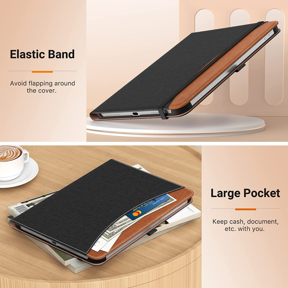 CASE IPAD 10MA GEN A2696 A2757 MOKO 10.9" + PEN HOLDER - 5