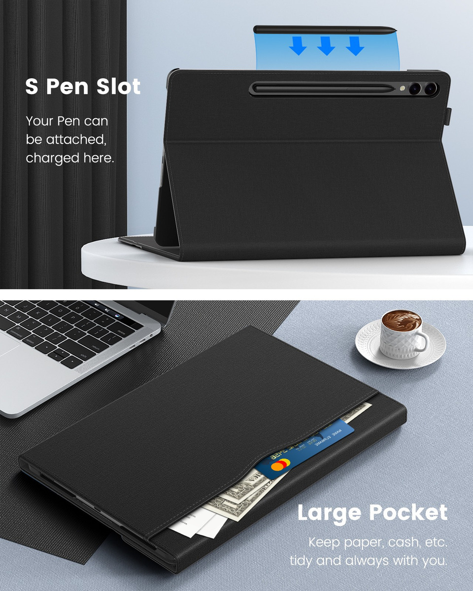 CASE GALAXY TAB S10 PLUS X820 X826 MOKO + PEN HOLDER - 3
