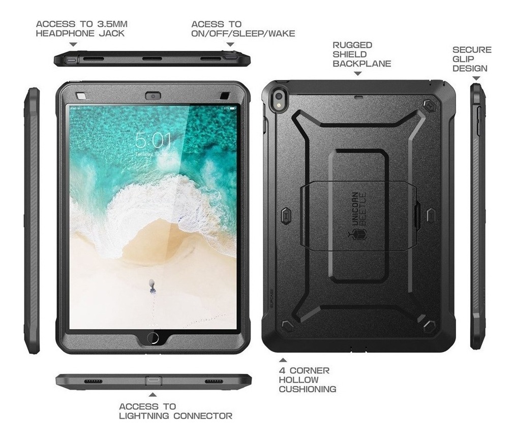 CASE IPAD PRO 2017 A1670 A1671 SUPCASE 12.9" 360° - 2