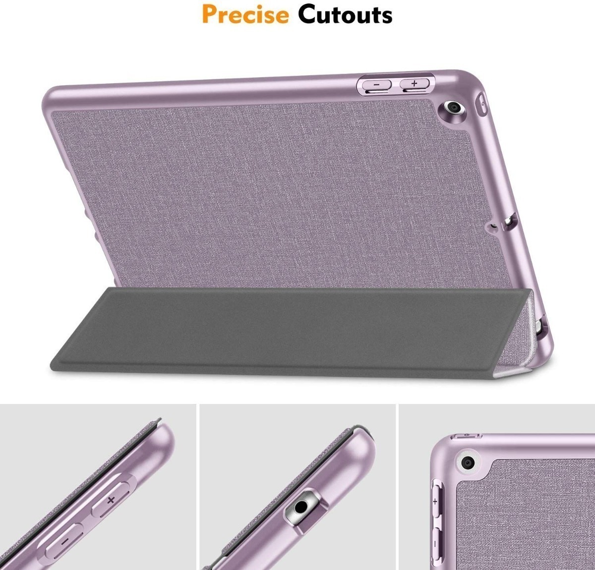 CASE IPAD 8GEN 2020 A2270 A2429 FINTIE 10.2" HOLDER LILA - 5
