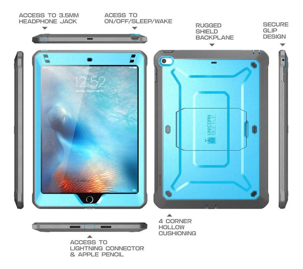 CASE IPAD MINI 4 5 2019 SUPCASE PROTECTOR 360° - 6