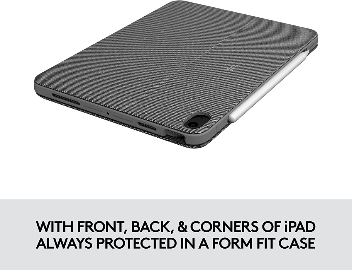 CASE LOGITECH CON TECLADO COMBO TOUCH IPAD AIR 4 2020 - 5