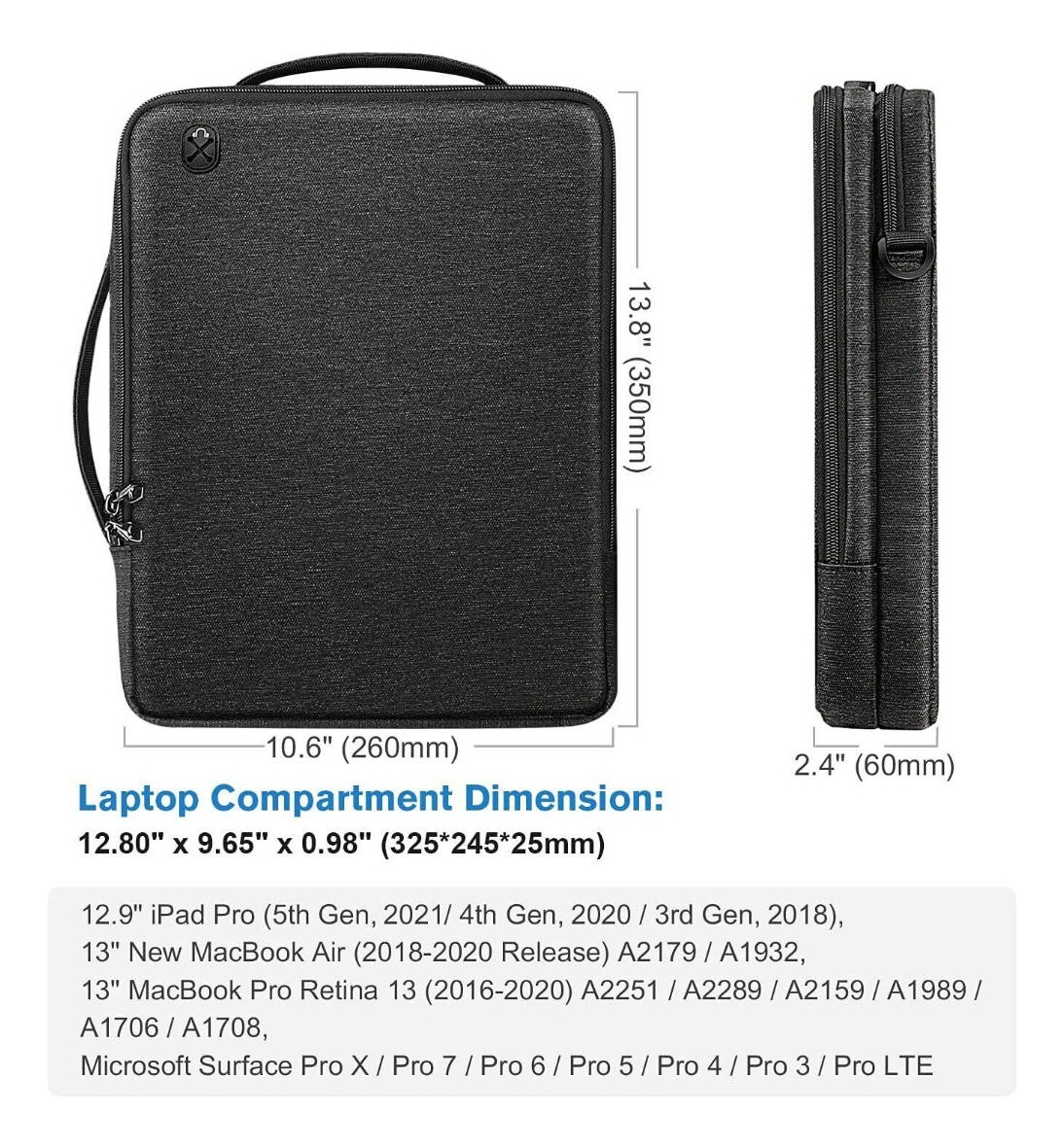 FUNDA BAG FINTIE PARA MACBOOK PRO 14 2023 A2779 M2 - 3