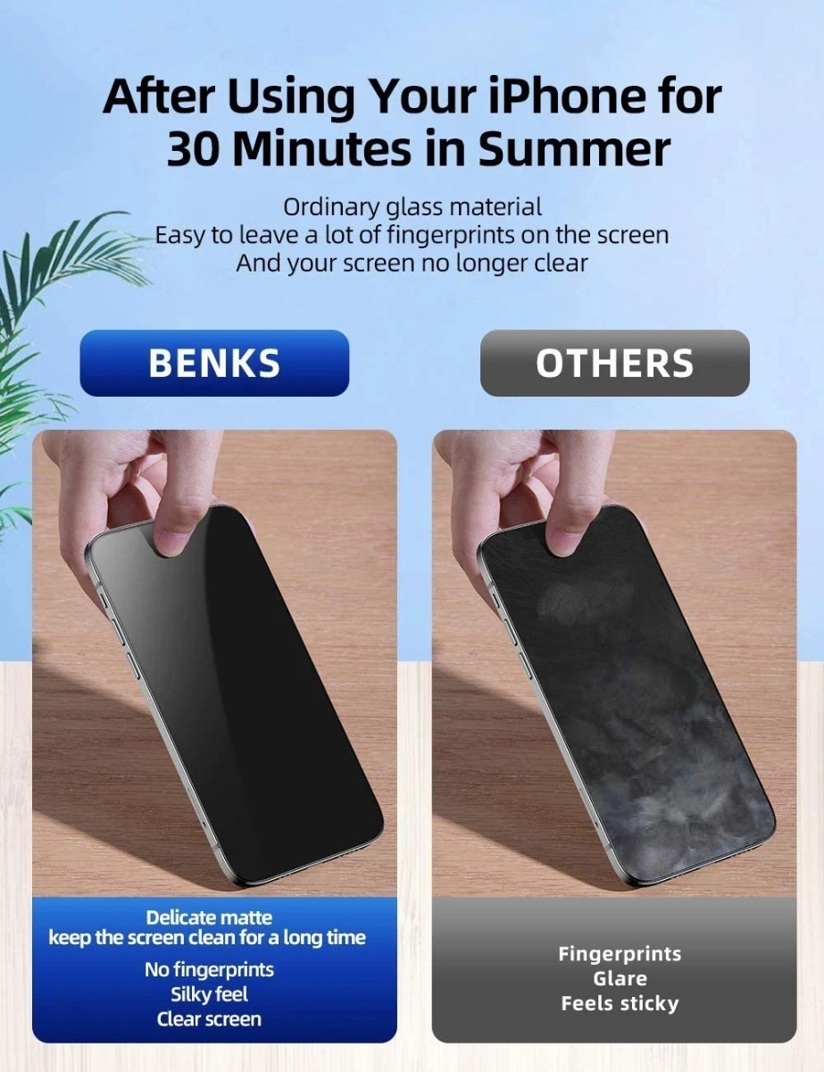 MICA BENKS GLASS MATE PROTECTOR IPHONE 12 PRO MAX 6.7 - 4