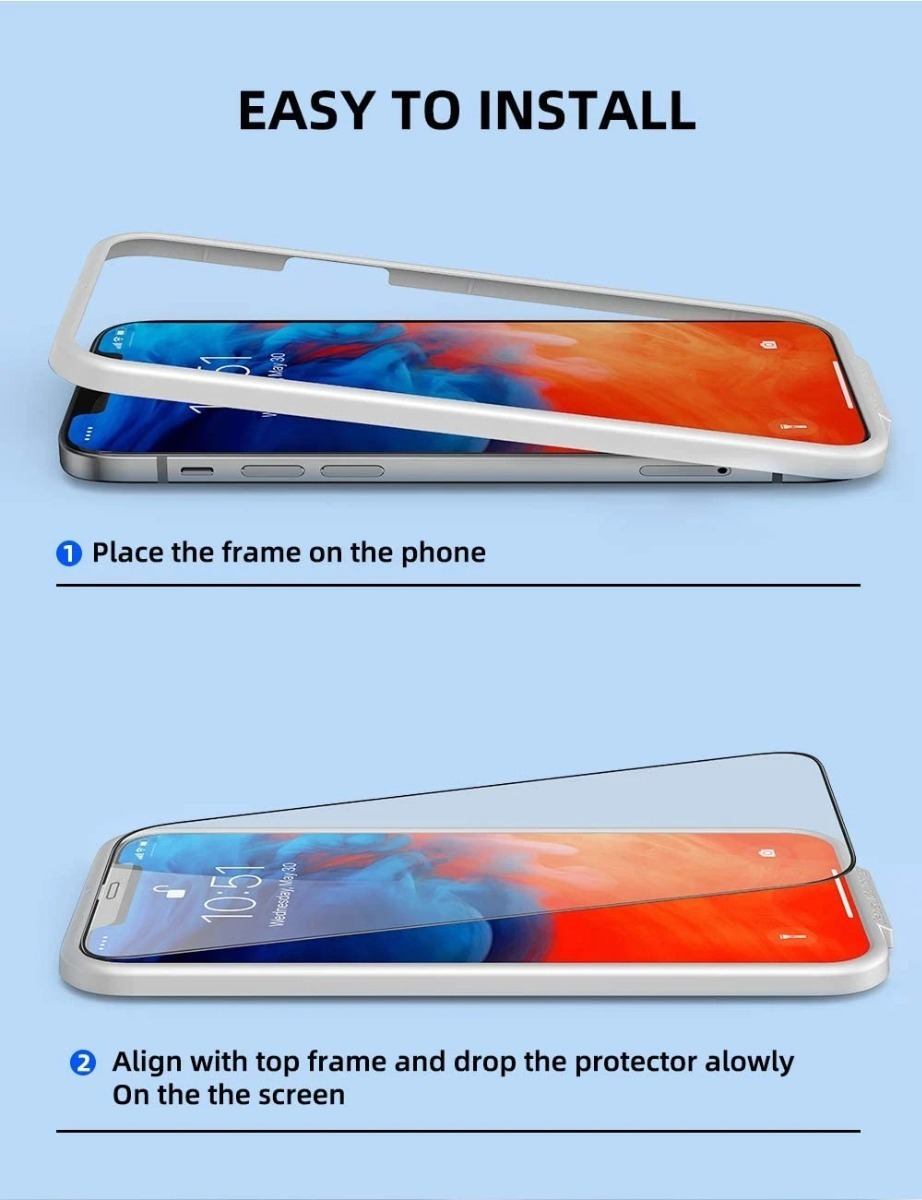 MICA BENKS GLASS MATE PROTECTOR IPHONE 12 PRO MAX 6.7 - 5