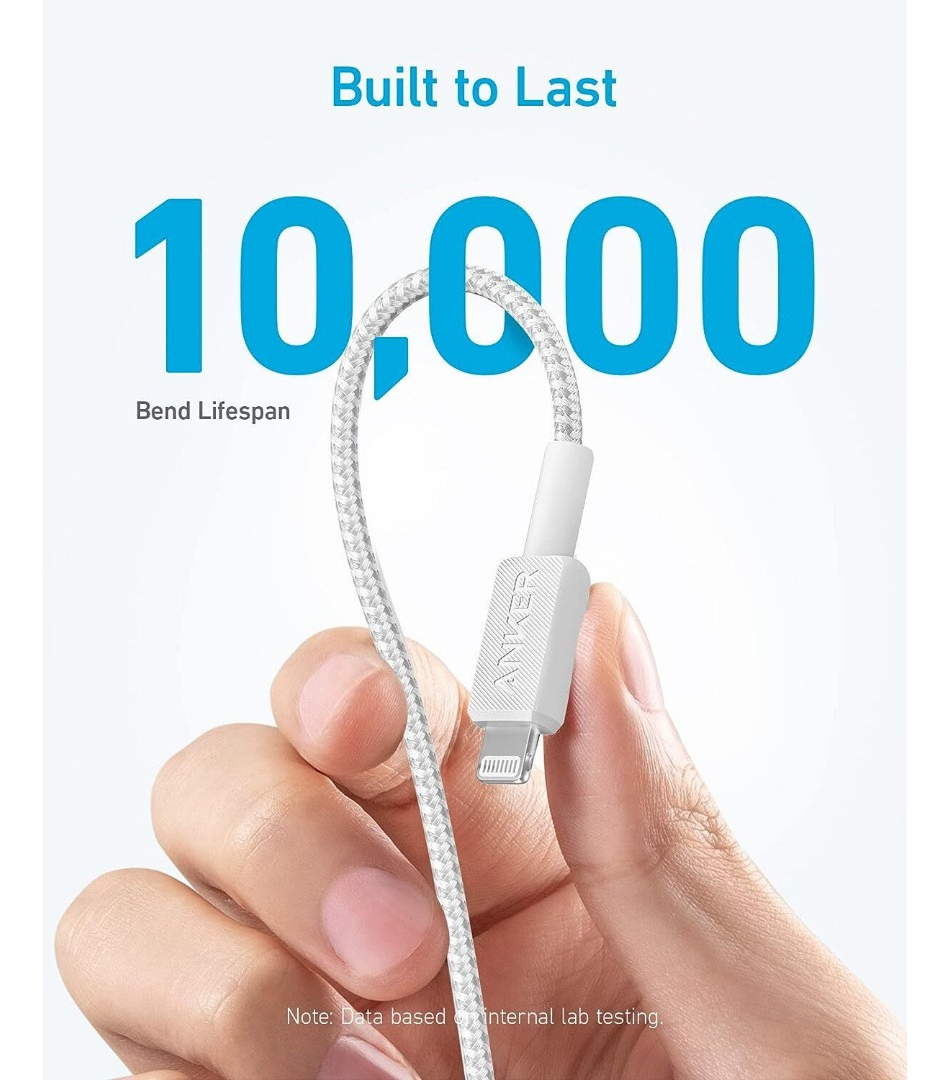 CABLE ANKER 322 NYLON USB-C MFI 1.8M PARA IPHONE 11 PRO MAX - 3