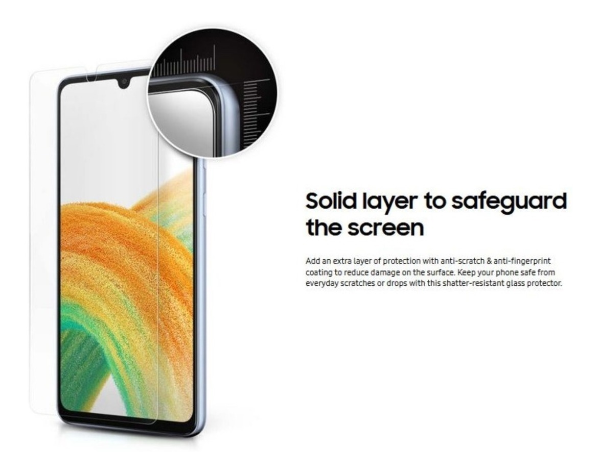 MICA SAMSUNG GLASS PROTECTOR PANTALLA GALAXY A33 5G - 5