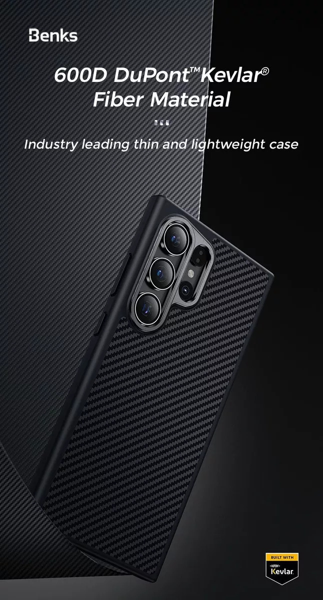 CASE GALAXY S24 ULTRA BENKS ARMORPRO KEVLAR (MAG) - 3