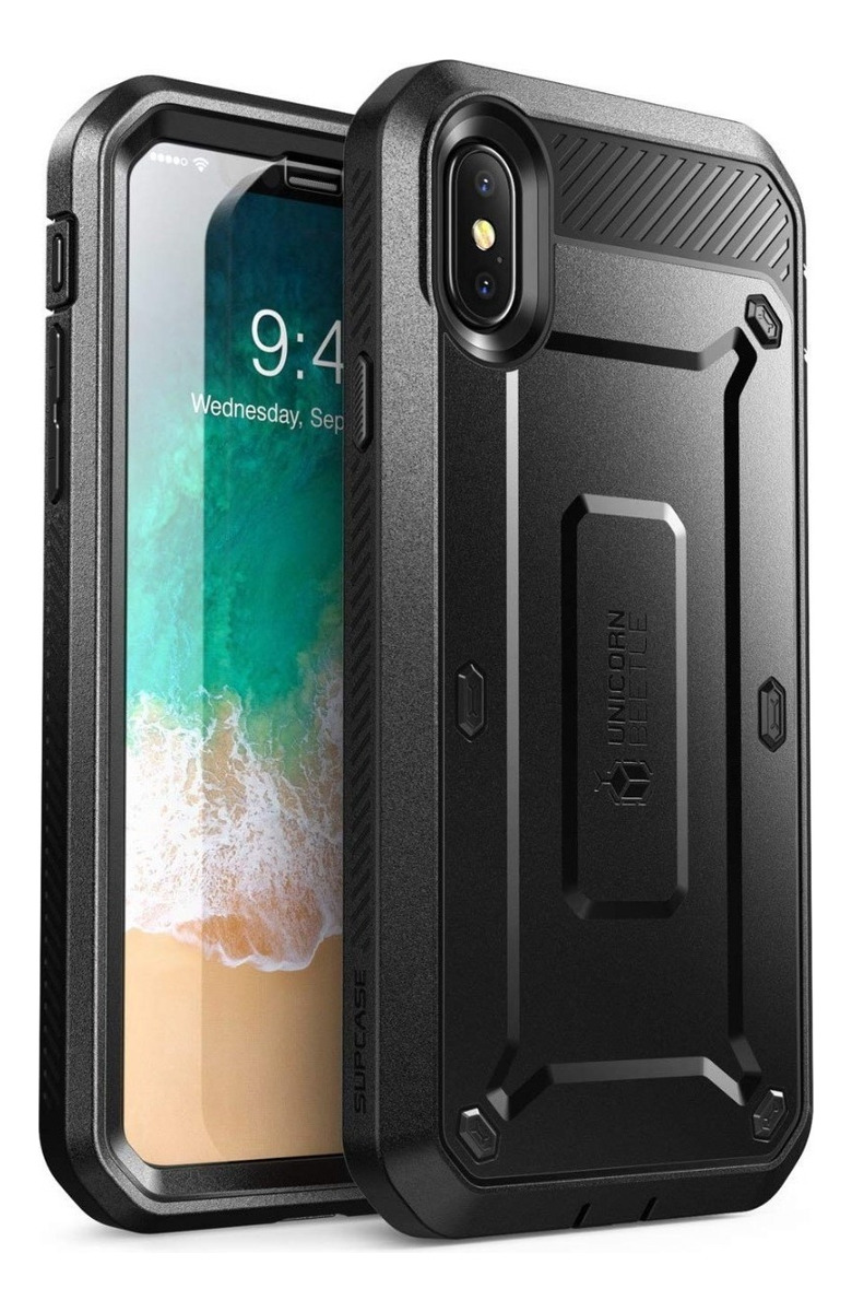 CASE SUPCASE IPHONE X / XS 5.8 PROTECTOR 360° NEGRO - 1