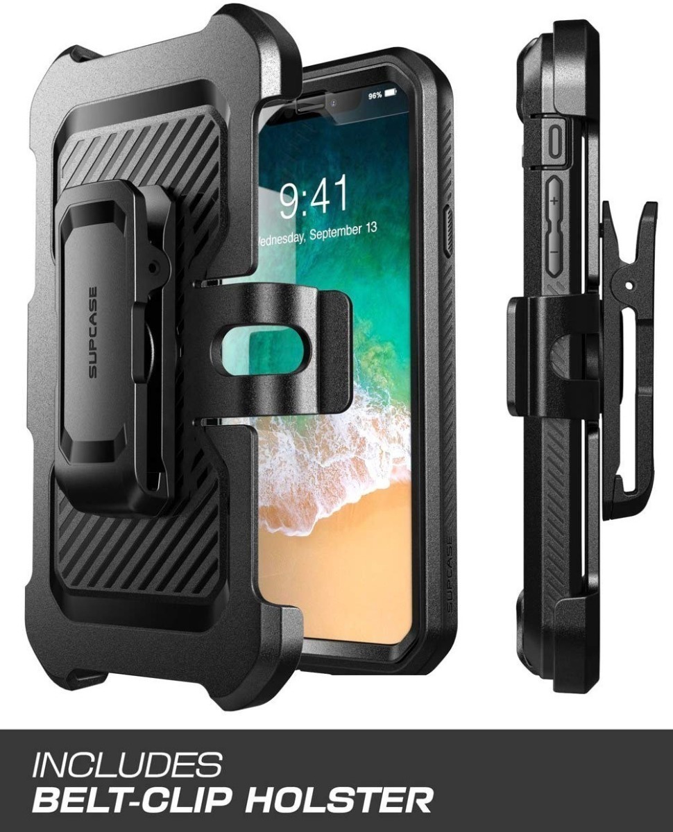 CASE SUPCASE IPHONE X / XS 5.8 PROTECTOR 360° NEGRO - 4