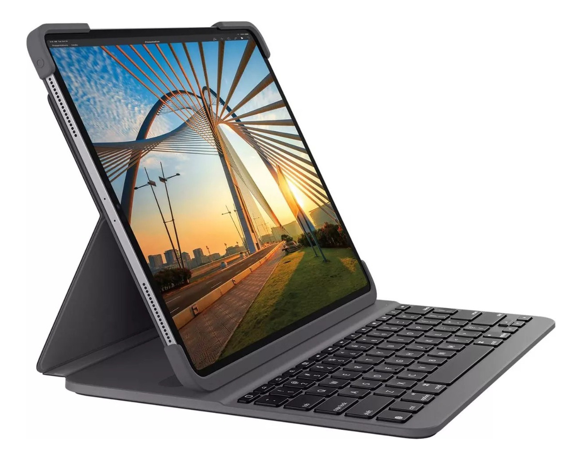 TECLADO LOGITECH SLIMFOLIO P/ IPAD PRO 12.9 2018 A1876 A1895 - 1