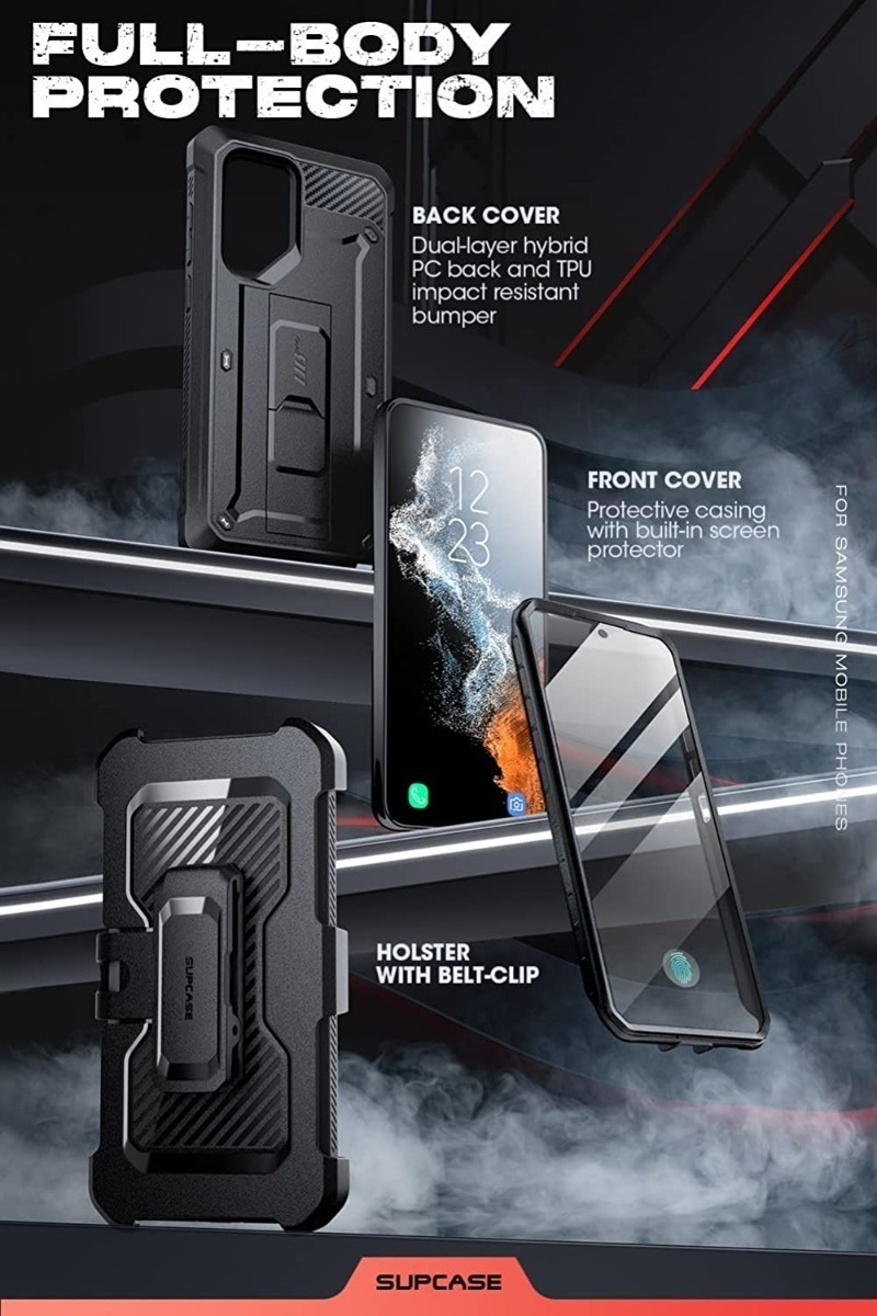 CASE SUPCASE GALAXY S23 ULTRA 2023 PROTECTOR 360° B - 3