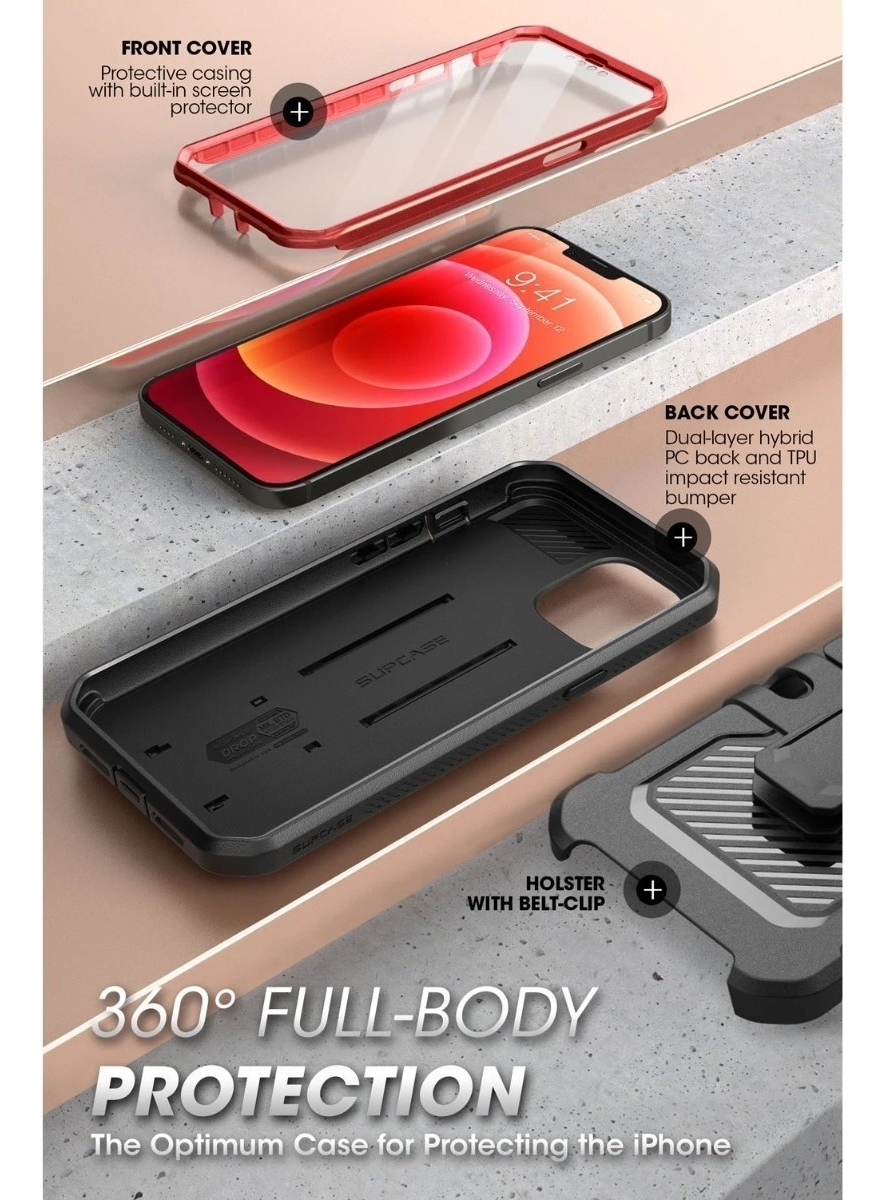 CASE SUPCASE IPHONE 13 PRO MAX 6.7 PROTECTOR 360° - 5