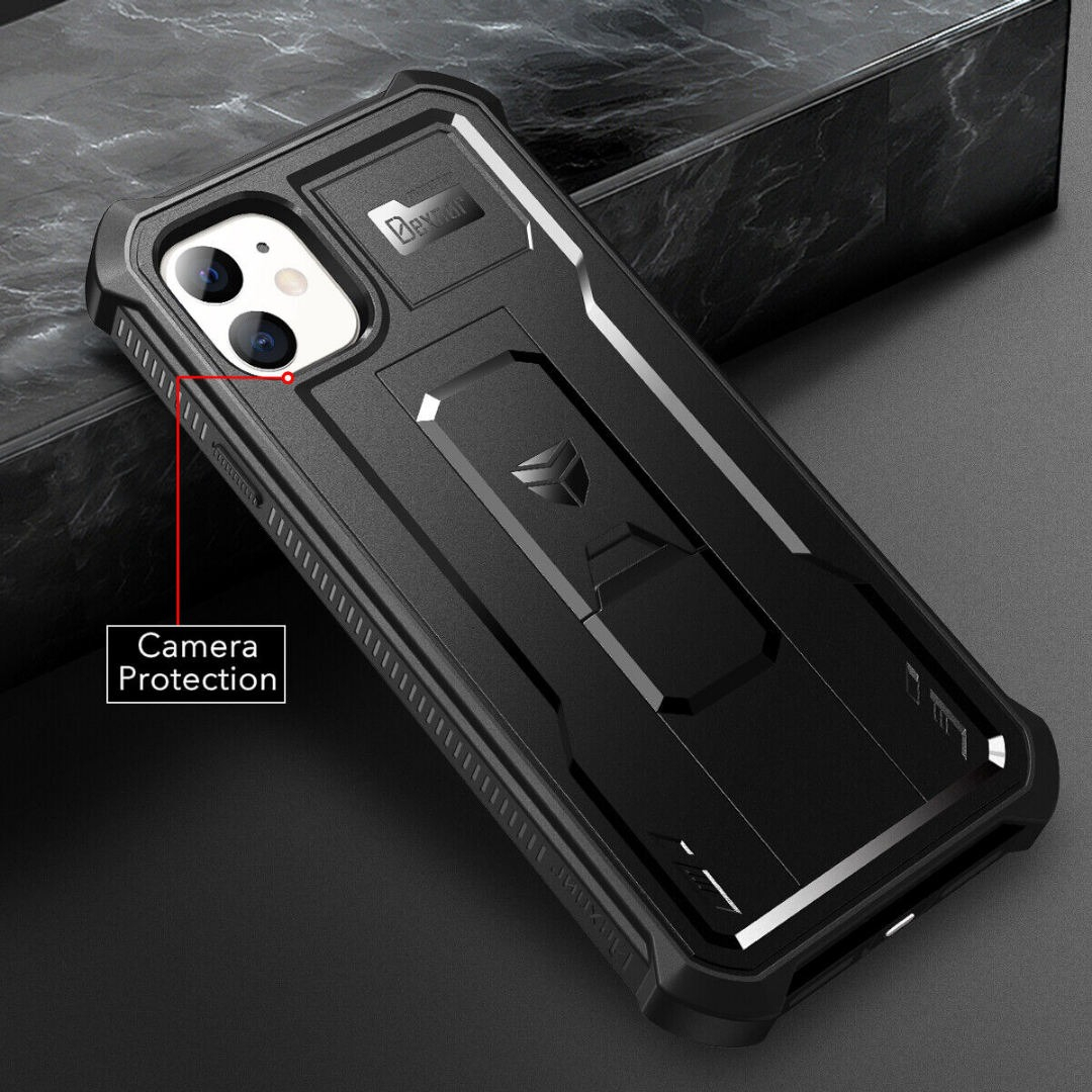 CASE PROTECTOR 360° IPHONE 11 NORMAL 6.1 DEXNOR NEGRO - 4