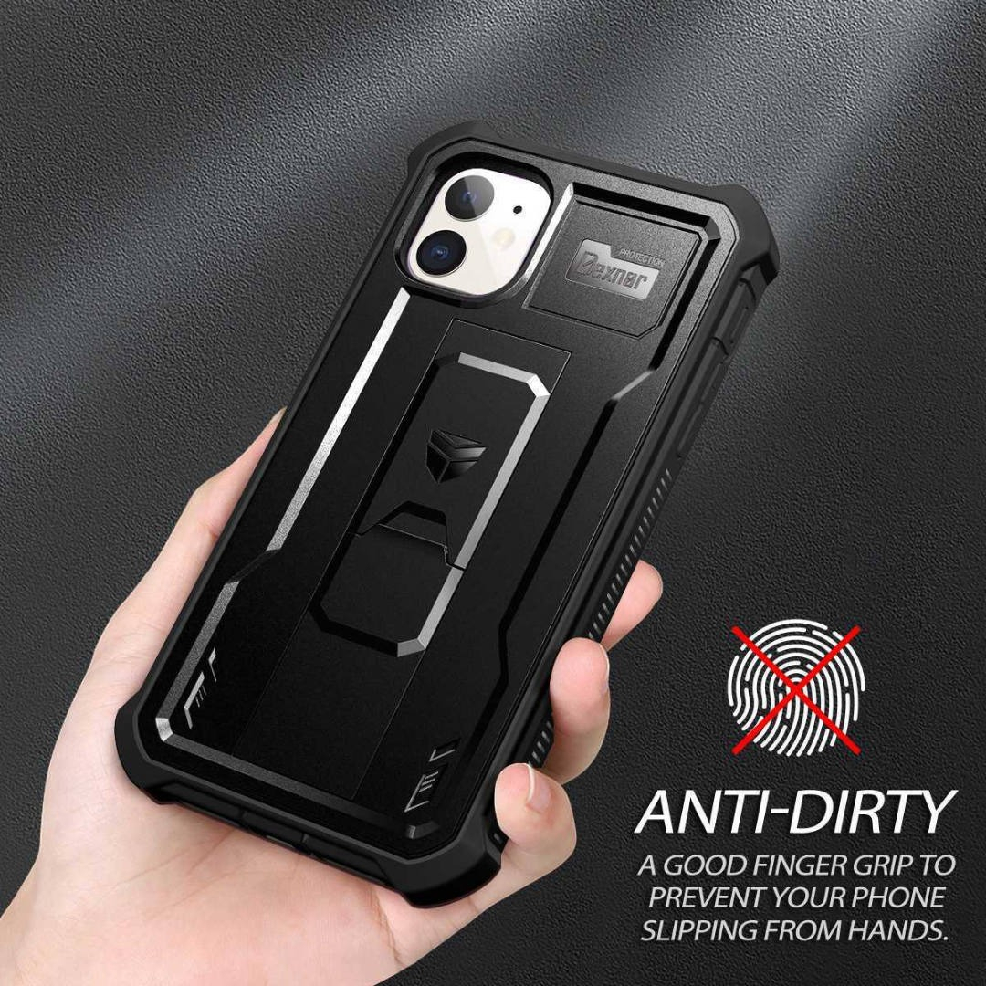 CASE PROTECTOR 360° IPHONE 11 NORMAL 6.1 DEXNOR NEGRO - 5