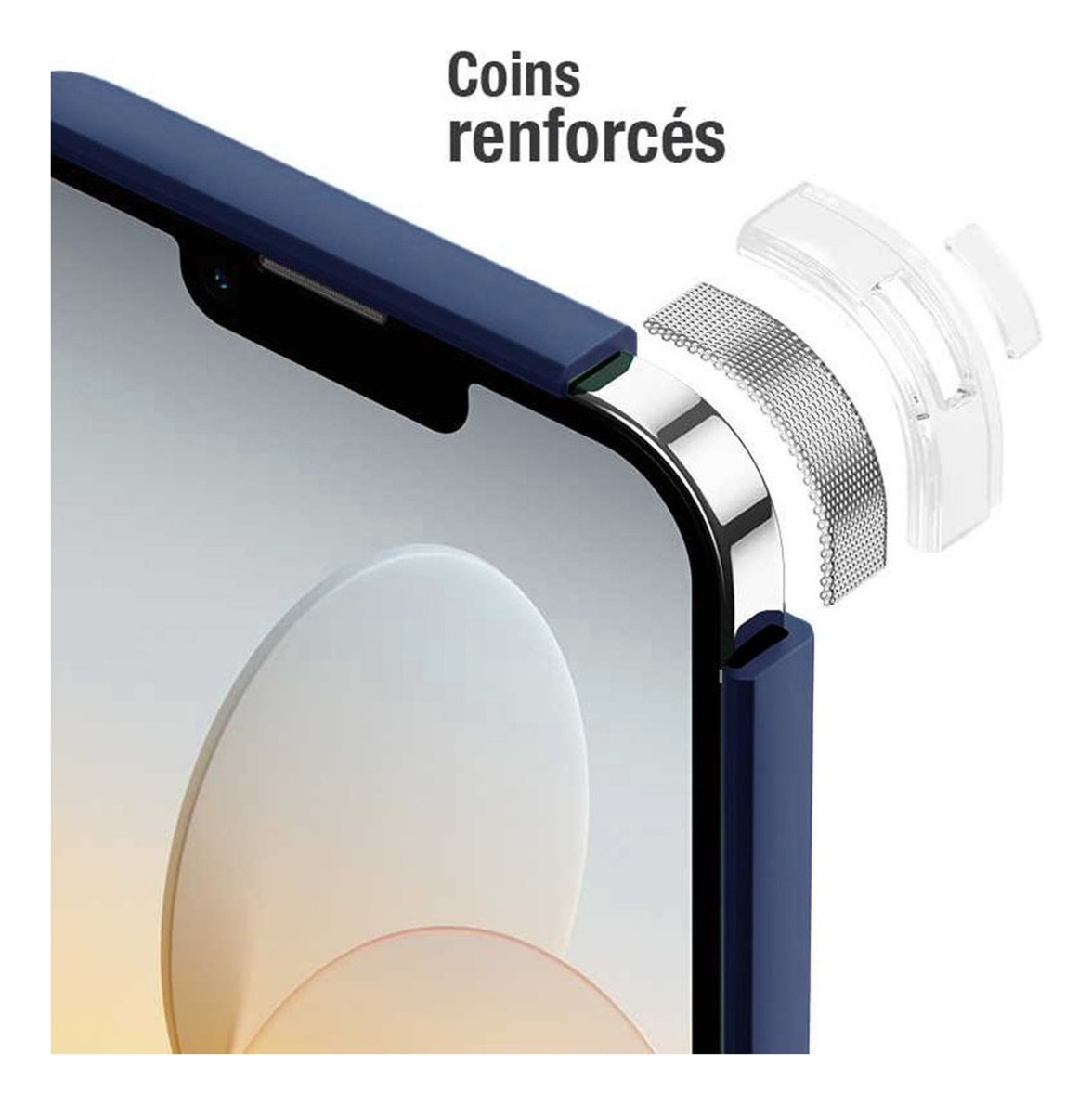 CASE BENKS SILICONE MAG IPHONE 13 PRO MAX 6.7 NAVY - 4