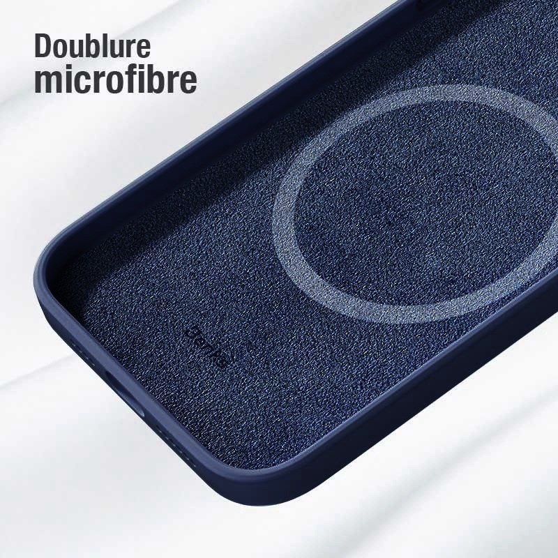 CASE BENKS SILICONE MAG IPHONE 13 PRO MAX 6.7 NAVY - 5