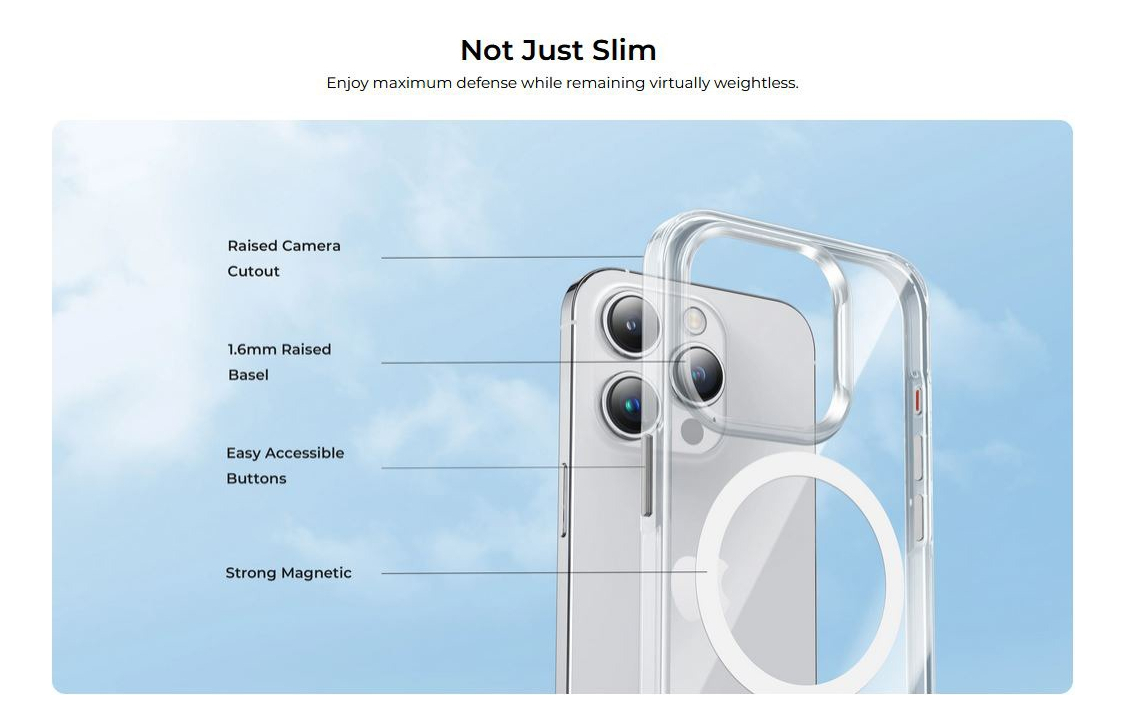 CASE BENKS FUNDA MAG CRYSTAL IPHONE 15 PRO MAX 6.7 - 3